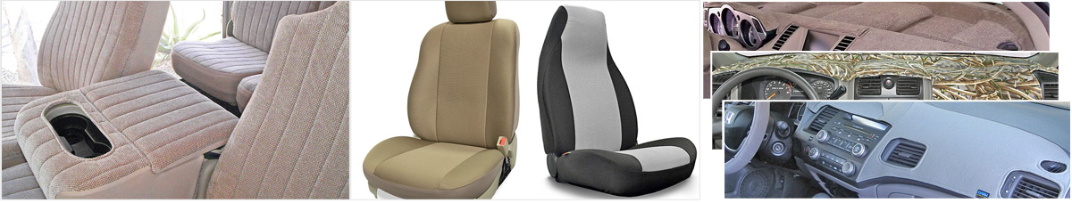 Dash Designs Seat Covers and Dash Covers