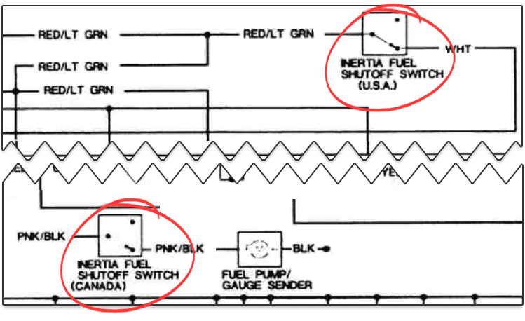 I took a closer look at the wiring diagram